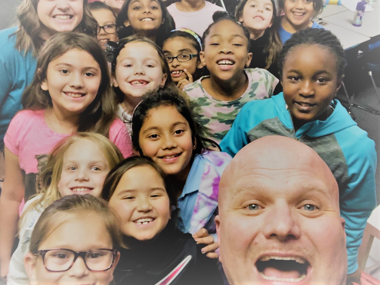 dr vinson selfie with kids